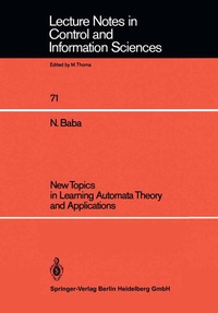 Enlarge image Cover: New Topics in Learning Automata Theory and Applications - Springer