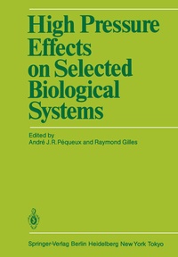 Abbildung von: High Pressure Effects on Selected Biological Systems - Springer