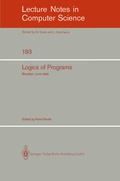 Cover: Logics of Programs - Springer