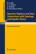 Cover: Operator Algebras and their Connections with Topology and Ergodic Theory - Springer