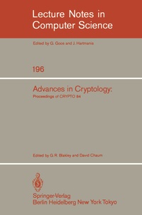 Abbildung von: Advances in Cryptology - Springer