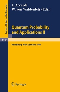 Enlarge image Cover: Quantum Probability and Applications II - Springer