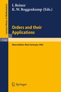 Cover: Orders and their Applications - Springer