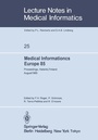 Cover: Medical Informatics Europe 85 - Springer