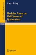 Cover: Modular Forms on Half-Spaces of Quaternions - Springer