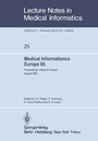 Cover: Medical Informatics Europe 85 - Springer