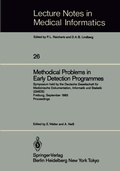 Cover: Methodical Problems in Early Detection Programmes - Springer