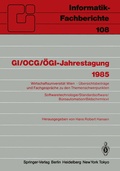 Cover: GI/OCG/&Ouml;GI-Jahrestagung 1985 - Springer