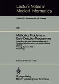 Cover: Methodical Problems in Early Detection Programmes - Springer