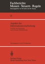Cover: Aspekte der Informationsverarbeitung - Springer