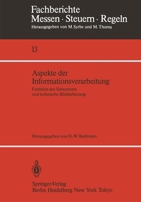Enlarge image Cover: Aspekte der Informationsverarbeitung - Springer