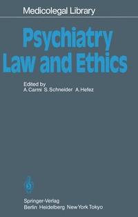Abbildung von: Psychiatry - Law and Ethics - Springer