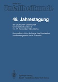 Cover: 48. Jahrestagung der Deutschen Gesellschaft f&uuml;r Unfallheilkunde e.V. - Springer