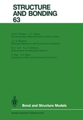 Cover: Bond and Structure Models - Springer