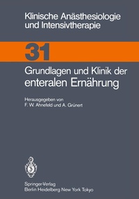 Abbildung von: Grundlagen und Klinik der enteralen Ernährung - Springer