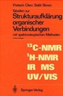 Cover: Tabellen zur Strukturaufklärung organischer Verbindungen - Springer