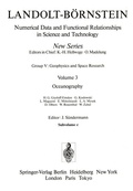 Cover: Oceanography - Springer