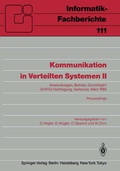 Cover: Kommunikation in Verteilten Systemen II - Springer