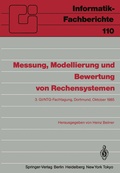 Cover: Messung, Modellierung und Bewertung von Rechensystemen - Springer