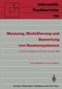 Cover: Messung, Modellierung und Bewertung von Rechensystemen - Springer