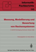 Cover: Messung, Modellierung und Bewertung von Rechensystemen - Springer