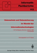 Cover: Datenschutz und Datensicherung im Wandel der Informationstechnologien - Springer