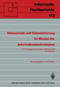 Cover: Datenschutz und Datensicherung im Wandel der Informationstechnologien - Springer
