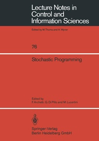 Enlarge image Cover: Stochastic Programming - Springer