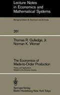 Cover: The Economics of Made-to-Order Production - Springer