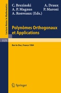 Cover: Polynomes Orthogonaux et Applications - Springer
