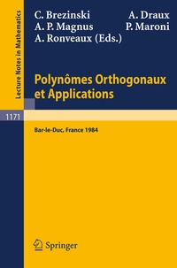 Abbildung von: Polynomes Orthogonaux et Applications - Springer