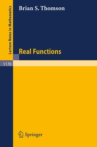 Abbildung von: Real Functions - Springer