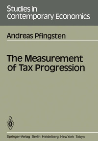 Enlarge image Cover: The Measurement of Tax Progression - Springer