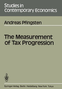Enlarge image Cover: The Measurement of Tax Progression - Springer