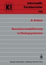 Cover: Benutzermodellierung in Dialogsystemen - Springer
