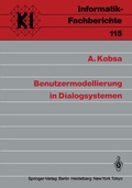 Cover: Benutzermodellierung in Dialogsystemen - Springer