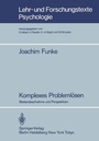 Cover: Komplexes Problemlösen - Springer