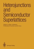 Cover: Heterojunctions and Semiconductor Superlattices - Springer