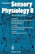 Cover: Progress in Sensory Physiology - Springer