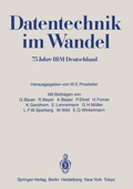 Cover: Datentechnik im Wandel - Springer
