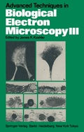 Cover: Advanced Techniques in Biological Electron Microscopy III - Springer