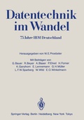 Cover: Datentechnik im Wandel - Springer