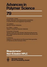 Enlarge image Cover: Biopolymers/Non-Exclusion HPLC - Springer