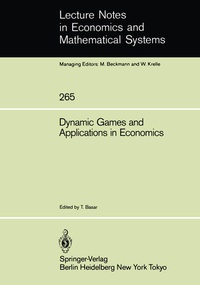 Enlarge image Cover: Dynamic Games and Applications in Economics - Springer