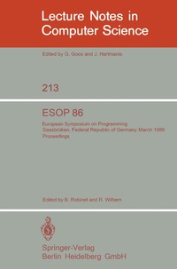 Enlarge image Cover: ESOP 86 - Springer