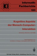 Cover: Kognitive Aspekte der Mensch-Computer-Interaktion - Springer