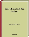 Cover: Basic Elements of Real Analysis - Springer