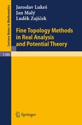 Cover: Fine Topology Methods in Real Analysis and Potential Theory - Springer