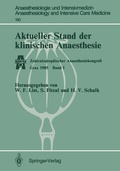 Abbildung von: Aktueller Stand der klinischen Anaesthesie - Springer