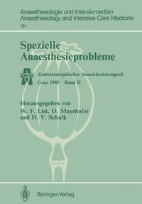 Abbildung von: Spezielle Anaesthesieprobleme - Springer